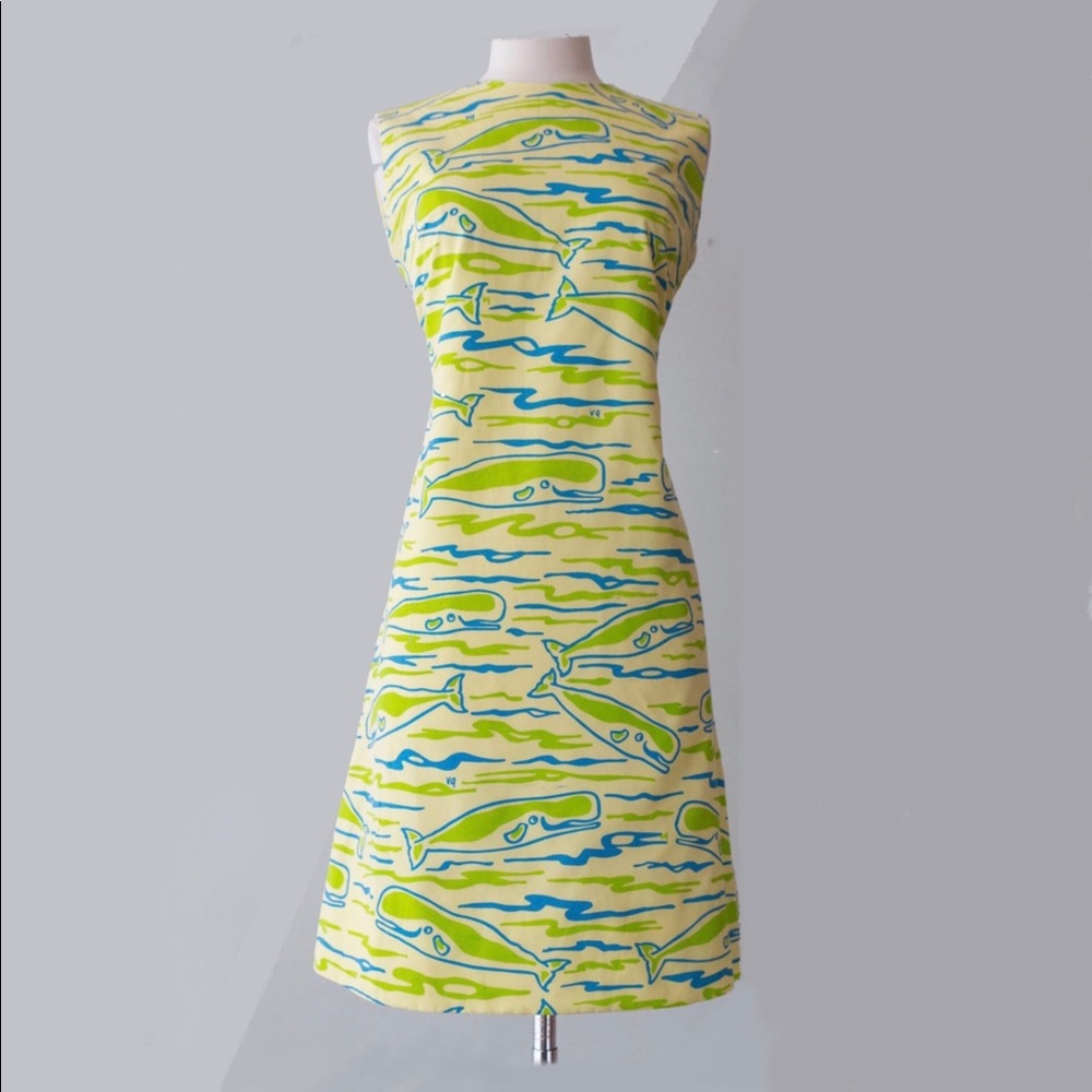 Vintage Mod Whale Dress